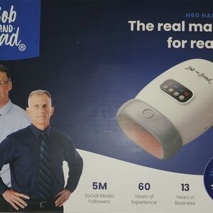 White and Gray Hand Massager